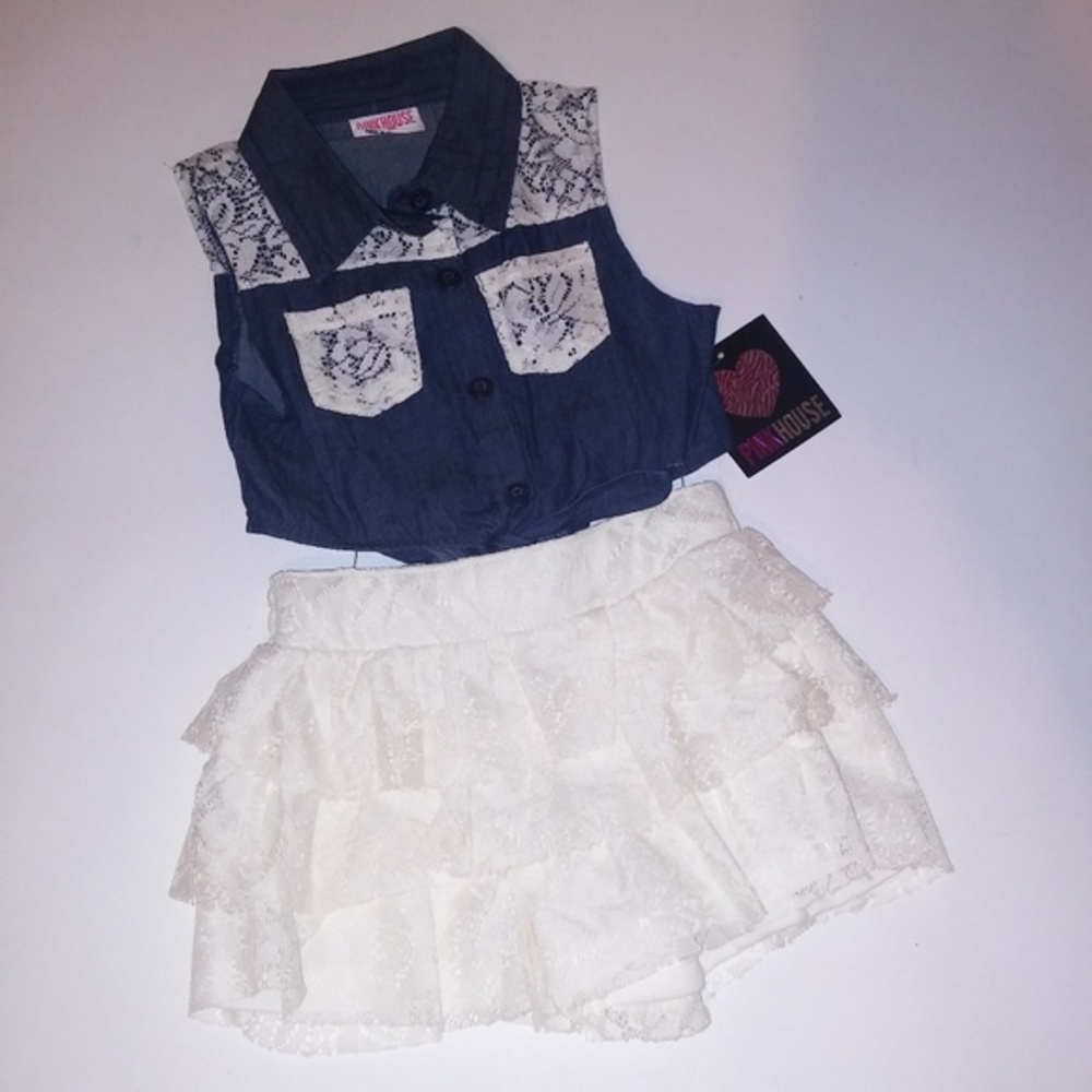2/$25 Pink House‎ One Piece Outfit